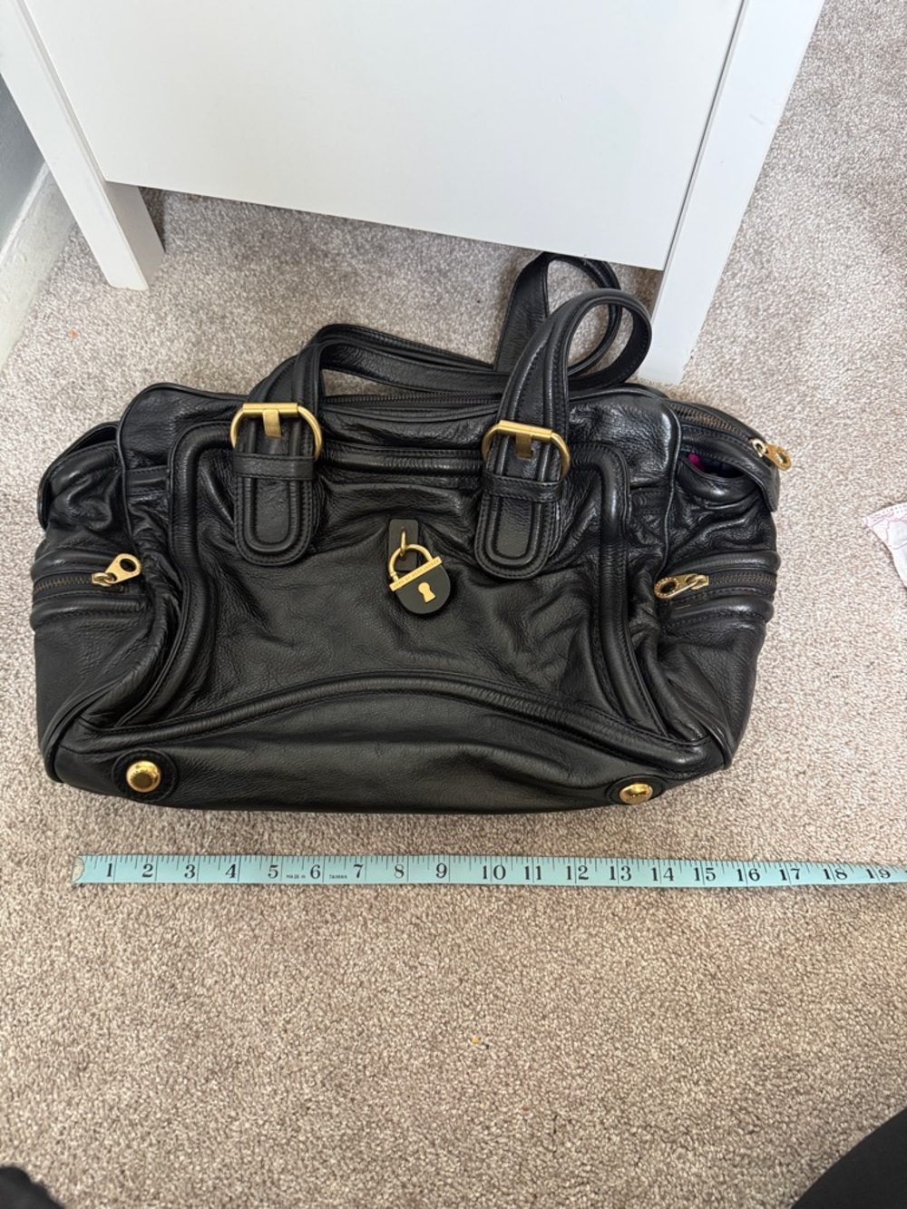 Marc Jacobs Bombay black leather satchel - Picture 10 of 11